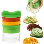Coupe l�gumes spirale, 4 en 1 spaghetti de l�gumes spiralizer legume coupeur de l�gumes coupe coupeur ...