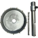 Coupe - ma�onnerie falon - tech 125 mm + adaptateur sds max fths125m