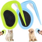 Coupe noeud chat poil long, 2 pi�ces peigne � nouer pour chiens, couteau d�m�lant pour animaux de compagnie ...