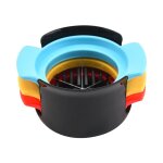 Fitags - coupe oeufs 3 en 1 diviseur d'oeufs convient pour couper les oeufs durs les fraises les kiwi ...