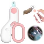 Coupe - ongles led pour animaux, coupe - ongles pour chats et chiens avec lumi�re, coupe - ongles facile ...