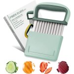 Coupe - patates - lame ondule verte pour les frites et les lgumes tranche - patates rsistant au lave ...