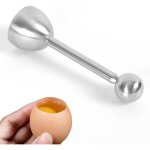 Coupe - ?uf de qualit suprieure en acier inoxydable, oeuf dur dur cracker, coupe oeuf  la coque, ouvre ...