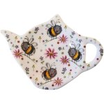 Coupelle pour sachets de th en porcelaine - abeille - alex clark