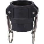 Coupleur femelle d - 2' (50 / 60) - raccord rapide � cames polypropyl�ne sferaco