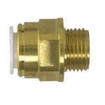 John guest speedfit - coupleur en laiton mle 1 / 2' (15x21) speedfit pour tuyau 15 mm