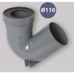 Courbe de greffage avec joint pour wc turc � 110