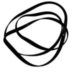 Courroie pour sche - linge fagor brandt vedette sauter de - dietrich 57x0313