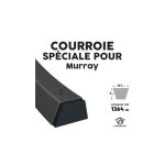 Courroie tondeuse pour murray 37 x 57 , 37 x 56 - 12, 7 mm x 1364 mm