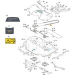 Courroie d'entra�nement du plateau de coupe stiga 1134918702