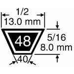 Courroie de tracteur tondeuse murray oleomac marathon 12. 5 94608 680114