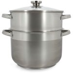Couscoussier menastyl 4615450 - inox - 10 litres - compatible tous feux dont induction