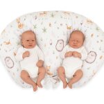 Coussin d'allaitement pour jumeaux + housse amovible - dlicatesse forestire