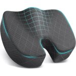 Coussin anti - escarres coccyx et sciatique - coussin de chaise de bureau en mousse � m�moire de forme ...