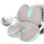 Coussin anti escarres fessier, (coussin siege + coussin dos) maintien hanche et taille, dtachable, mousse ...