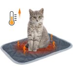 Coussin auto - chauffant pour chat & chien, chiot tapis chauffant pour animaux lavable anti - drapant, ...