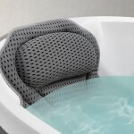 Coussin de bain baignoire jacuzzi avec 6 ventouses puissantes - oreiller ergonomique antid�rapant pour ...
