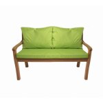 Coussin pour banc 100x50x50cm, coussins pour balancelle de jardin chaux, coussin d'assise, coussin de ...