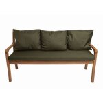 Coussins pour banc extrieur 140x50x7 / 3x50x56cm, coussins pour banquette de jardin vert, coussins pour ...