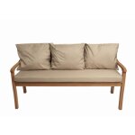 Coussins pour banc extrieur 140x60x7 / 3x50x56cm, coussins pour banquette de jardin beige, coussins ...