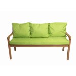 Coussins pour banc extrieur 140x60x7 / 3x50x56cm, coussins pour banquette de jardin chaux, coussins ...