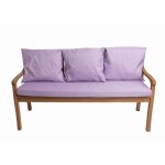 Coussins pour banc extérieur 140x60x7 / 3x50x56cm, coussins pour banquette de jardin violet, coussins ... Coussins pour banc extérieur 140x60x7 / 3x50x56cm, coussins pour banquette de jardin violet, coussins ...