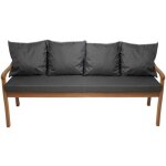 Coussin pour banc de jardin 3 places 180x60 / 4x50x56cm, coussin ext�rieur, coussins pour balan�oires ...