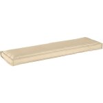 Coussin pour banc de palette beige 140 x 40 x 8 cm tissu oxford vidaxl