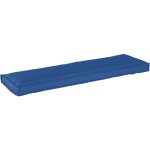 Coussin pour banc de palette bleu royal 140 x 40 x 8 cm vidaxl