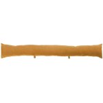 Autres coussin bas de porte chambray, curry l. 12 x h. 12 cm