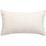 Atmosphera - coussin bouclette soana blanc ivoire 30x50cm cr�ateur d'int�rieur