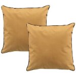 Coussin de canap� - 2 pi�ces marron - 40 x 40 cm avec coussin