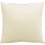 Coussins de canapé lot de 4 crème 60x60 cm tissu vidaxl Coussins de canapé lot de 4 crème 60x60 cm tissu vidaxl