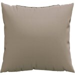 Coussins de canap lot de 4 taupe 50x50 cm tissu vidaxl