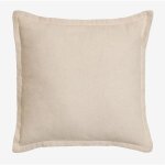 Coussin carr en coton (40x40 cm) kerpen sklum beige crme