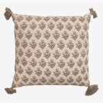 Sklum - coussin carr en coton (45x45 cm) heitor beige crme