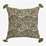 Sklum - coussin carr� en coton (45x45 cm) odilon vert choux