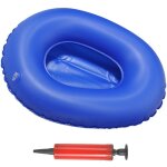 Coussin carr gonflable confort respirant coussin de sige d'air gonflable et gonfleur pour assis toilette ...