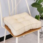 Coussin de chaise carr� rembourr� en imitation lin , doux et solide , id�al pour une assise confortable ...