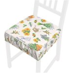 Emmevi mv s. p. a. - coussin pour chaise en coton amovible lavable bande lastique housse de chaise lavande ...