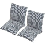Coussin de chaise avec dossier, 40x40cm coussin de si�ge lot de 2 , doux et respirant pour chaises de ...