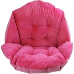 Coussin de chaise avec dossier si�ge coquille fauteuil velours douillet elastique impermeable pour chaise ...