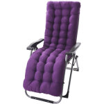 Coussin chaise longue avec anti - d�rapant coussin transat bain de soleil jardin haut epais pour fauteuil ...