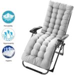 Coussin de chaise longue bain de soleil, coussin transat jardin exterieur antid�rapante, coussin �pais ...
