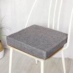 Coussin de chaise - moelleux et doux - gris - 45x45cm - conception ergonomique pour soulager la douleur ...