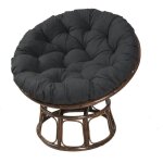Coussins de chaise ronds, doux �pais coussin fauteuil papasan coussin fauteuil rotin pour jardin ext�rieur, ...