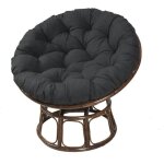Coussins de chaise ronds, doux �pais coussin fauteuil papasan coussin fauteuil rotin pour jardin ext�rieur, ...
