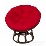 Coussin de chaise rond papasan, coussin de jardin, coussin de fauteuil en rotin, coussin de fauteuil ...