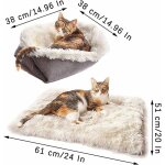 Coussin pour chat chien, couverture pliable pour animaux de compagnie, couverture pour animaux de compagnie ...