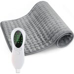 Coussin chauffant 6030cm, fonction d'arrt automatique, minuterie  3 niveaux et 10 niveaux de tempratures, ...